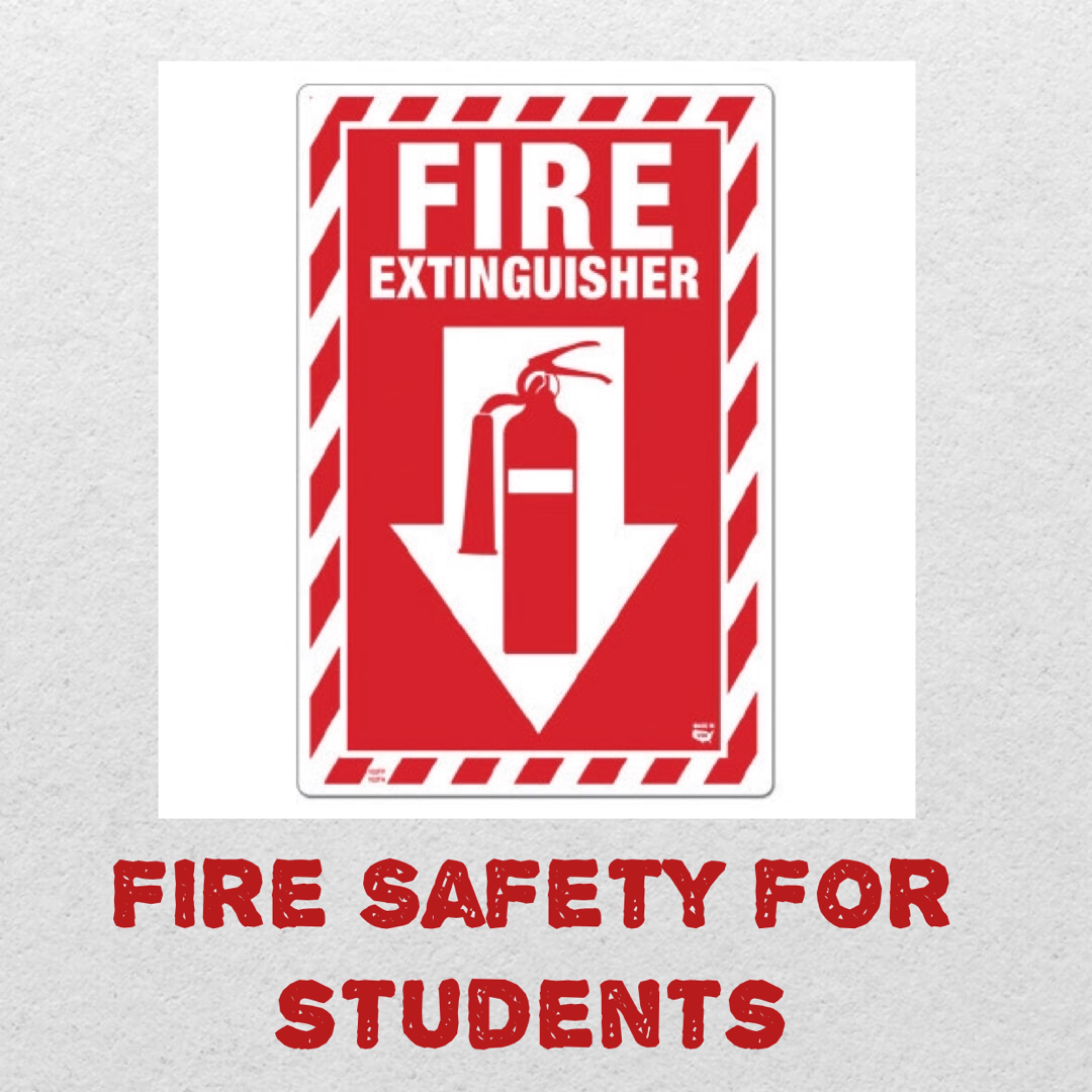 For our students fire-safety is must
